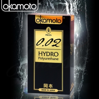 Okamoto 日本岡本-0.02 HYDRO水感勁薄保險套( 6片裝 )